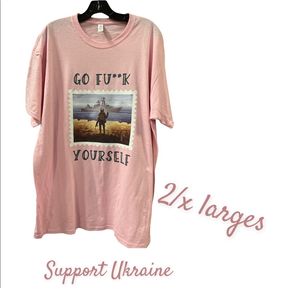 Support Ukraine buy a shirt Tshirt Ukraine stamp go fu** yourself